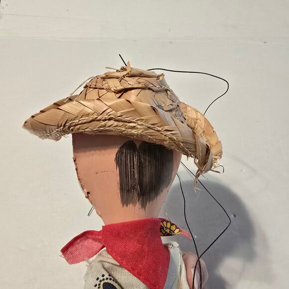 Mexican Marionette Puppet Man String Puppet ~14" - Picture 5 of 9